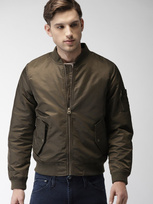 levi's full sleeve solid men's jacket