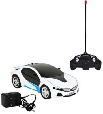 Kiyara Collection Bmw I8 Remote Control Electric Chargeable Lightning Famous Car with 3D Lights FOR KIDS(White)