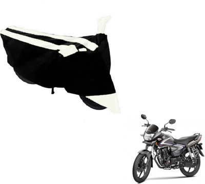 MOCKHE Two Wheeler Cover for Honda(CB Shine, Black, White)