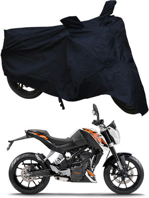 Yashinika Waterproof Two Wheeler Cover for KTM(Duke 200, Black)