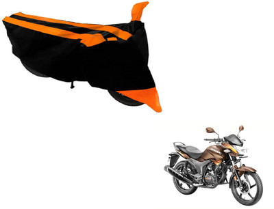 Amanzo Two Wheeler Cover for Hero(Hunk, Black, Orange)