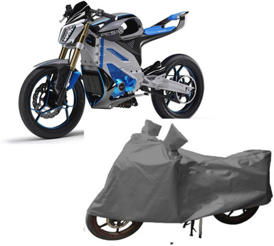 ANLOPE Two Wheeler Cover for Hero(Electric, Grey)
