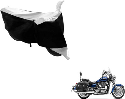 MOCKHE Two Wheeler Cover for Triumph(Black, Silver)
