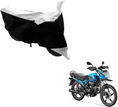 Flipkart SmartBuy Two Wheeler Cover for Hero(Passion Pro, Black, Silver)