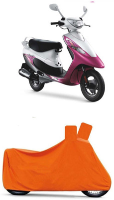 MoTRoX Two Wheeler Cover for TVS(Scooty Pep+, Orange)