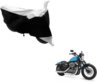 Flipkart SmartBuy Two Wheeler Cover for Harley Davidson(XL 1200, Black, Silver)