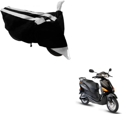 NIKS Two Wheeler Cover for Hero(Electric Optima, Black, Silver)