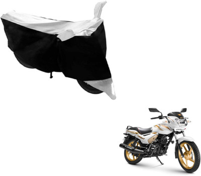 Amanzo Two Wheeler Cover for TVS(Star City, Black, Silver)