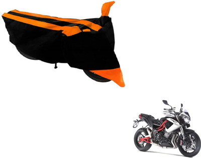 Amanzo Two Wheeler Cover for DSK Benelli(TNT R, Black, Orange)