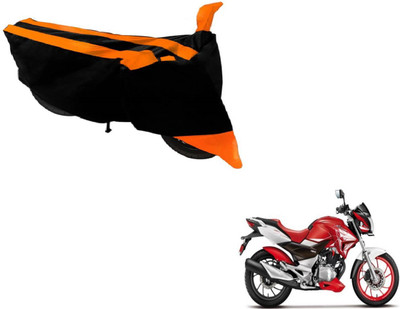 Amanzo Two Wheeler Cover for Hero(Xtreme, Black, Orange)