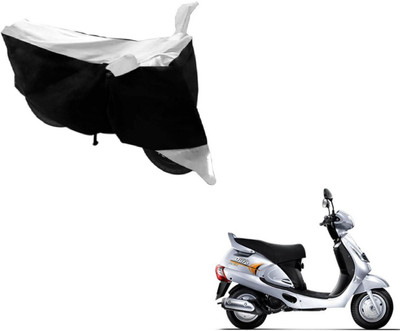 MOCKHE Two Wheeler Cover for Mahindra(Duro, Black, Silver)
