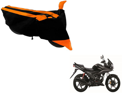 Amanzo Two Wheeler Cover for Honda(CBF Stunner, Black, Orange)