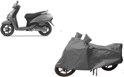 ANLOPE Two Wheeler Cover for TVS(Jupiter, Grey)