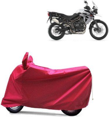 MoTRoX Two Wheeler Cover for Triumph(Tiger 800 XCA, Red)