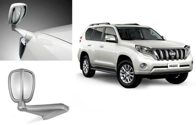 AUTO PEARL Manual Dual Mirror For Toyota Land Cruiser Prado(Exterior, Right, Left)