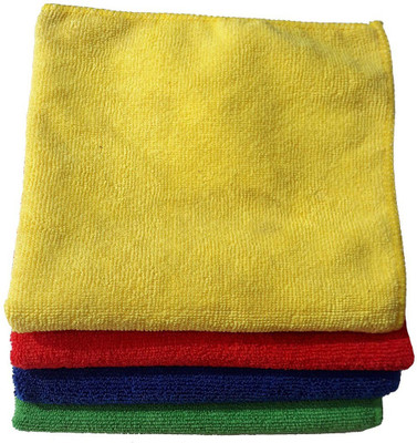 Manu Hut Dry Microfiber Cleaning Cloth(4 Units)