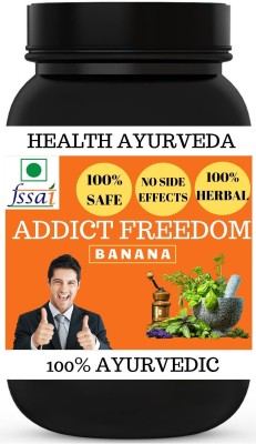 Health Ayurveda Addict From Addiction - Banana Flavor - 100 gms Powder (Pack Of 1)(100 g)