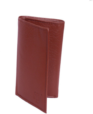 SJ Men Tan Artificial Leather Wallet(6 Card Slots)