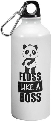 Morons Panda 600 ml Water Bottle(Set of 1, White)