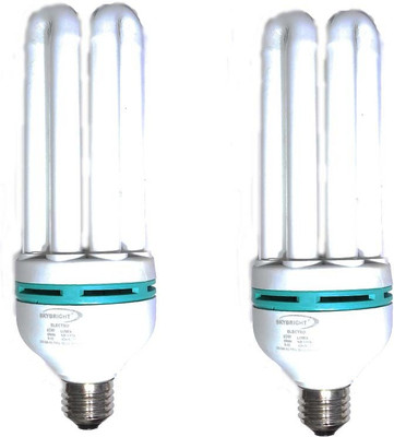 skybright 65 W Basic U-Tube E27 CFL Bulb(White, Pack of 2)