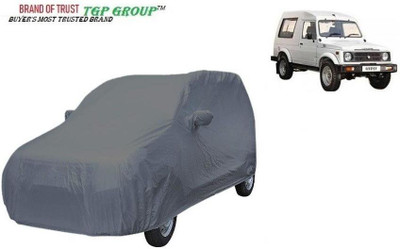 TGP GROUP Car Cover For Maruti Suzuki Gypsy King (With Mirror Pockets)(Grey, For 2019 Models)