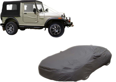 ANLOPE Car Cover For Mahindra Thar (With Mirror Pockets)(Grey)