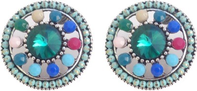 Trendeela.com Seher Multicolored Stone Embellished Alloy Stud Earring