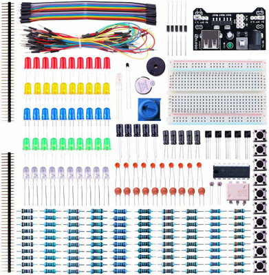 Electrobot Electronics Fun Kit to start with Arduino, Raspberry pi including Tutorials CD Educational Electronic Hobby Kit
