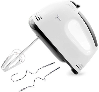 Fab 180 W White Hand Blender(7 Speed Hand Mixer Scarlett Maker with Chrome Beater)