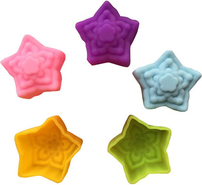 Redoak Silicone Fondant & Gum paste Mould 5(Pack of 5)