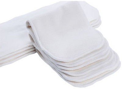 Mopslik High Absorption 3 Layer Diaper Inserts (2 Layer Microfiber and 1 Layer