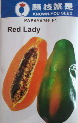 PEARL RED LADY PAPAYA 786 F1 HYBRID SEEDS TAIWAN Seed(650 per packet)