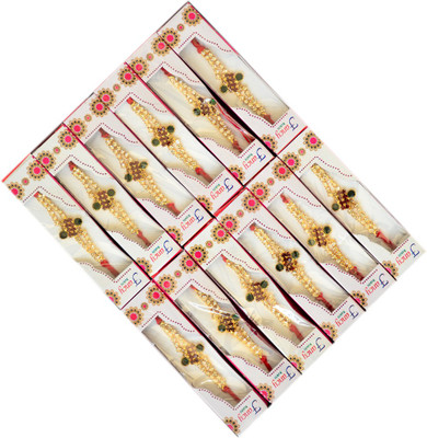 Bhavya Sale Designer NR72 Mauli Thread Rakhi  Set(Designer Rakhi Set of 12 for bhaiya)