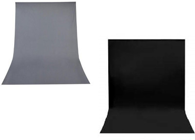 GINNI camera backdrop 8x10 grey black LEKERA Backdrop Photo Light Studio Photography Background combo of 2 Reflector