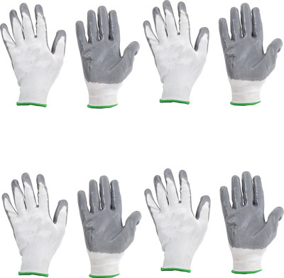 PulGos SUPERIOR QUALITY ANTI CUT SAFETY HAND GLOVE-1103 Nylon, Synthetic, Latex  Safety Gloves(Pack of 8)