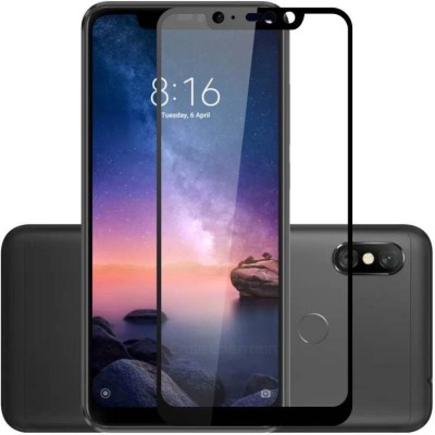 LIKEDESIGN Edge To Edge Tempered Glass for Mi Redmi Note 6 Pro(Pack of 1)