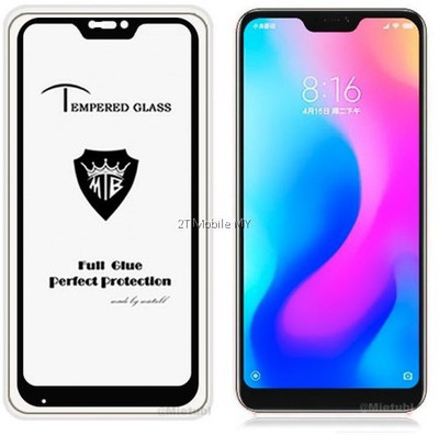 NaturalBuy Edge To Edge Tempered Glass for Mi Redmi 6 pro(Pack of 1)