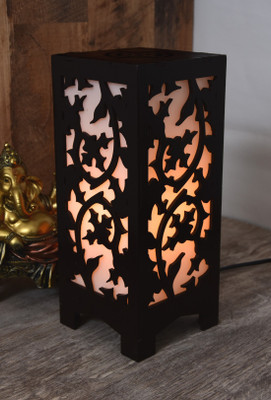 Gojeeva Bedside,Drawing room,Lobby Etc(Color-Brown) Table Lamp(25.5 cm, Brown)