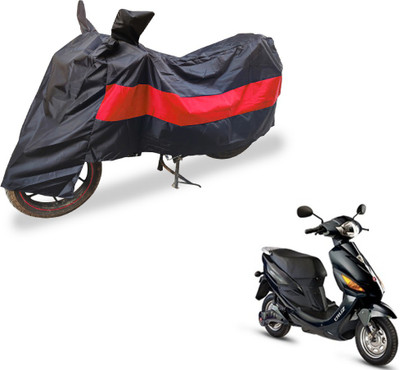 Auto Hub Two Wheeler Cover for Hero(Electric Cruz, Black, Red)