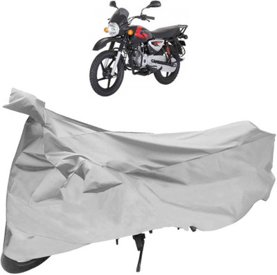 Akshita Enterprises Two Wheeler Cover for Bajaj(Boxer, Silver)