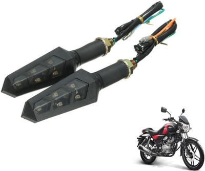PRTEK Front, Rear LED Indicator Light for Bajaj V 150(Yellow)