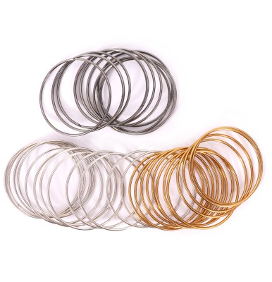 Honbon Metal Bangle Set(Pack of 36)