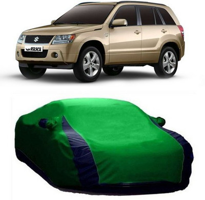 HDSERVICES Car Cover For Maruti Suzuki Grand Vitara (With Mirror Pockets)(Green)