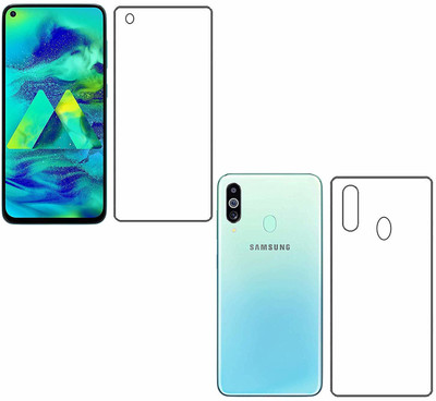 PR SMART Front and Back Tempered Glass for Samsung A60, samsung a60, (Flexible)(Pack of 2)