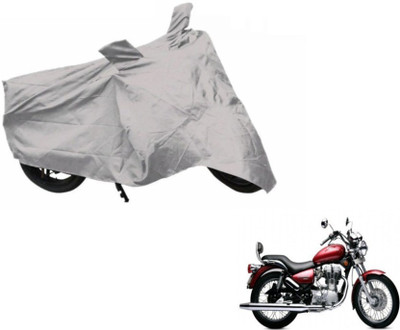 Gargi Traders Waterproof Two Wheeler Cover for Bajaj(Twin spark, Silver)