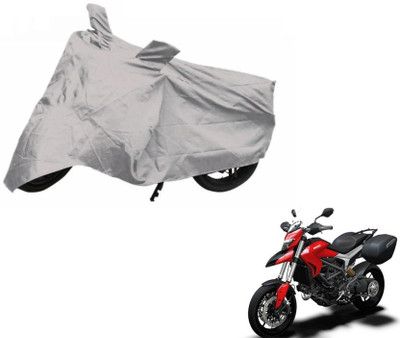 Gargi Traders Waterproof Two Wheeler Cover for Ducati(Hyperstrada, Silver)