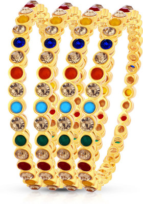 Sukkhi Alloy Gold-plated Bangle Set(Pack of 4)