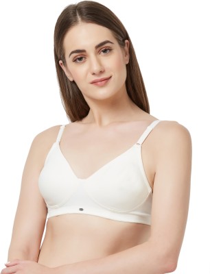 SOIE Women Full Coverage Non Padded Bra(White)