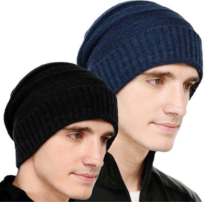 HornFlow Beanie Cap(Pack of 2)
