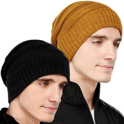 HornFlow Beanie Cap(Pack of 2)